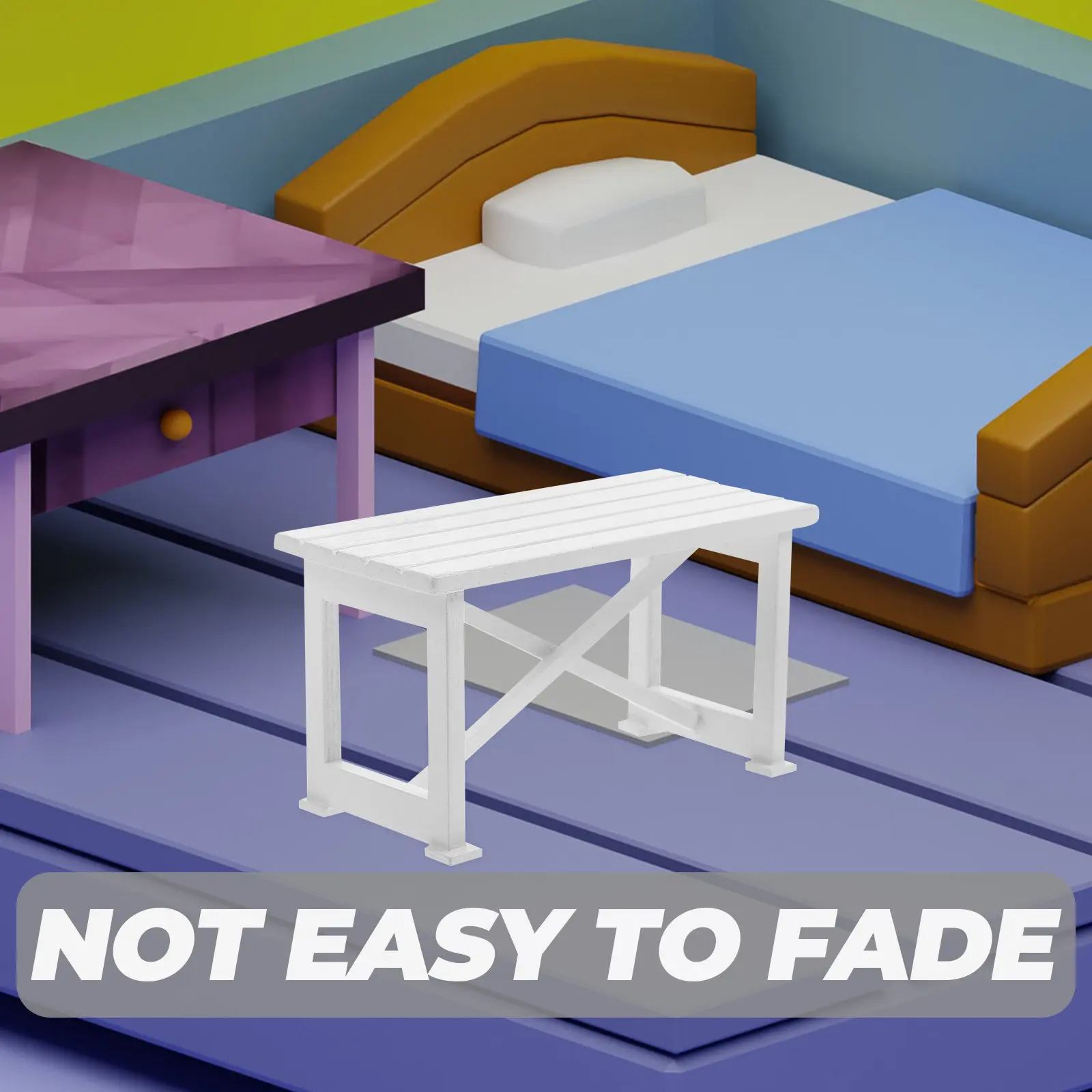 Mini Outdoor Table Wooden Miniature Patio Table for Dollhouse Small Garden Balcony Accessory Miniature Furniture
Mini Outdoor Table Wooden Miniature Patio Table for Dollhouse Small Garden Balcony Accessory Miniature Furniture