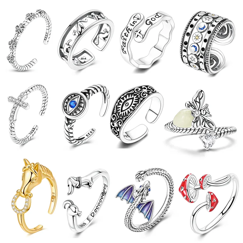 Original 925 Sterling Silver Ring Firefly Horse Stars Open Rings For Women Girls Jewelry Birthday Anniversary Engagement Gift
Original 925 Sterling Silver Ring Firefly Horse Stars Open Rings For Women Girls Jewelry Birthday Anniversary Engagement Gift