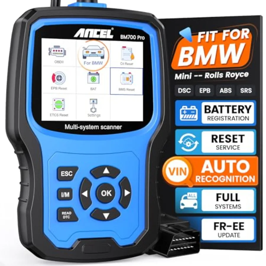 Fit for Scanner - Battery Registration Tool, Code Reader for/Mini/RR, Advanced OBD2 Scanner Auto V-I-N, Full System Diagnostic
Fit for Scanner - Battery Registration Tool, Code Reader for/Mini/RR, Advanced OBD2 Scanner Auto V-I-N, Full System Diagnostic