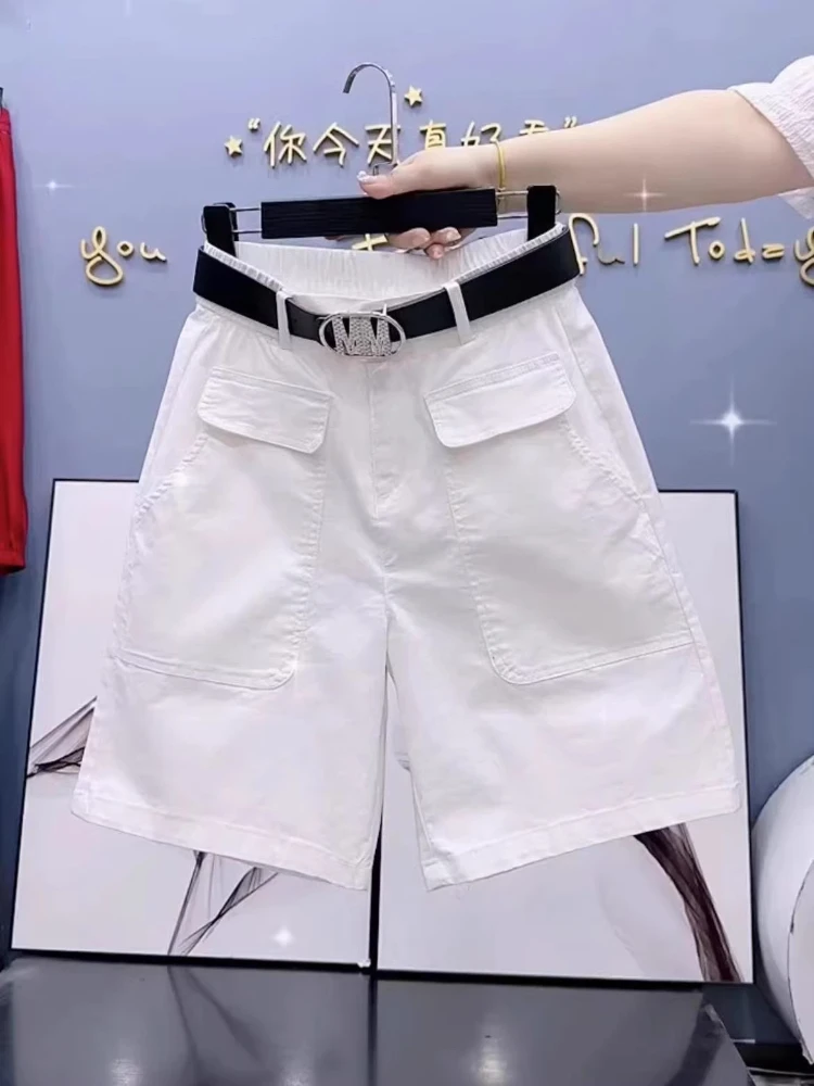 Summer five minute casual pants Korean ins straight tube high waist pure cotton shorts women loose fit slimming OL Short Pant
Summer five minute casual pants Korean ins straight tube high waist pure cotton shorts women loose fit slimming OL Short Pant
