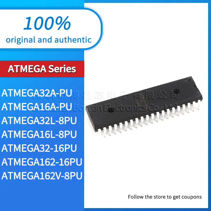 ATMEGA16L ATMEGA32 ATMEGA32A ATMEGA32L ATMEGA162 ATMEGA162V ATMEGA16A-PU 8PU 16PU Black PC casing
ATMEGA16L ATMEGA32 ATMEGA32A ATMEGA32L ATMEGA162 ATMEGA162V ATMEGA16A-PU 8PU 16PU Black PC casing