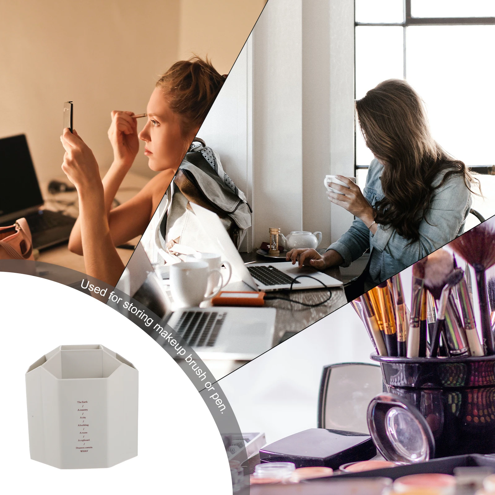Rotating Storage Box Plastic Practical Makeup Brush Holder Office ganizer Stationery Basket Pen Container
Rotating Storage Box Plastic Practical Makeup Brush Holder Office ganizer Stationery Basket Pen Container