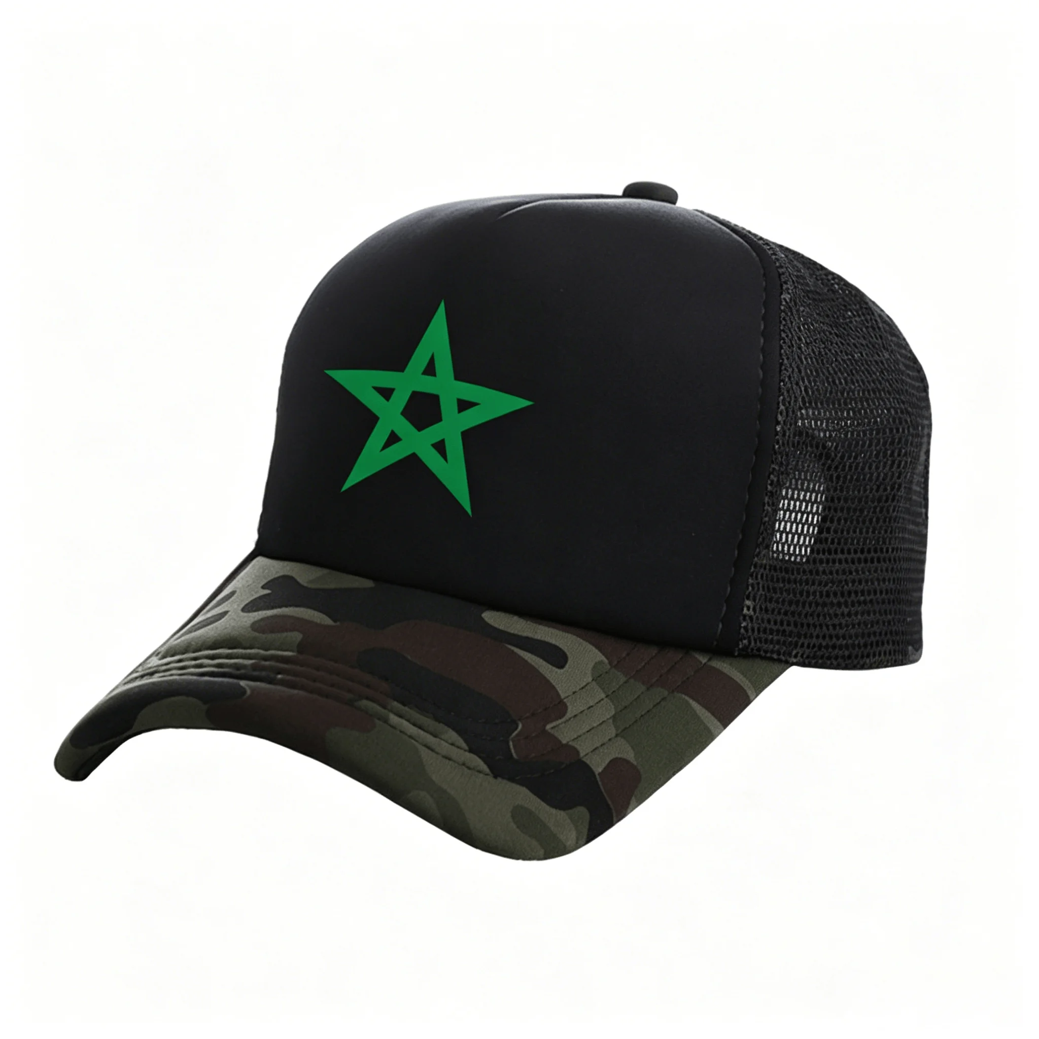 Moroccan Star Symbol Trucker Cap Unisex Men Women Breathable Mesh Snapback Adjustable Outdoor Daily Sun Protection Baseball Hat
Moroccan Star Symbol Trucker Cap Unisex Men Women Breathable Mesh Snapback Adjustable Outdoor Daily Sun Protection Baseball Hat