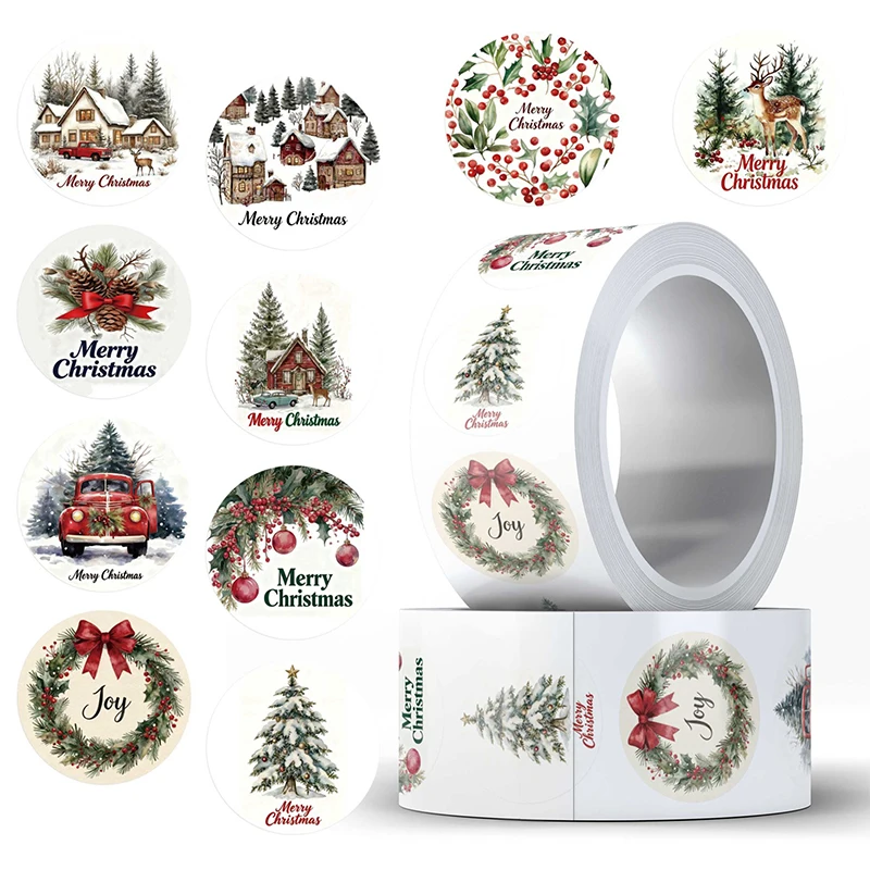 500 шт., рождественские рулонные наклейки, праздничная атмосфера, украшение, поздравительная открытка, подарочная наклейка, бутылки с водой, наклейки для гитары, ноутбука
500 шт., рождественские рулонные наклейки, праздничная атмосфера, украшение, поздравительная открытка, подарочная наклейка, бутылки с водой, наклейки для гитары, ноутбука
