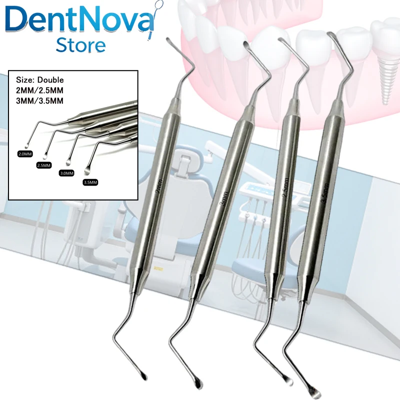 Dental Gracey Curette 1pcs Stainless Steel Double Ended Periodontal Scaler Dental Tool
Dental Gracey Curette 1pcs Stainless Steel Double Ended Periodontal Scaler Dental Tool
