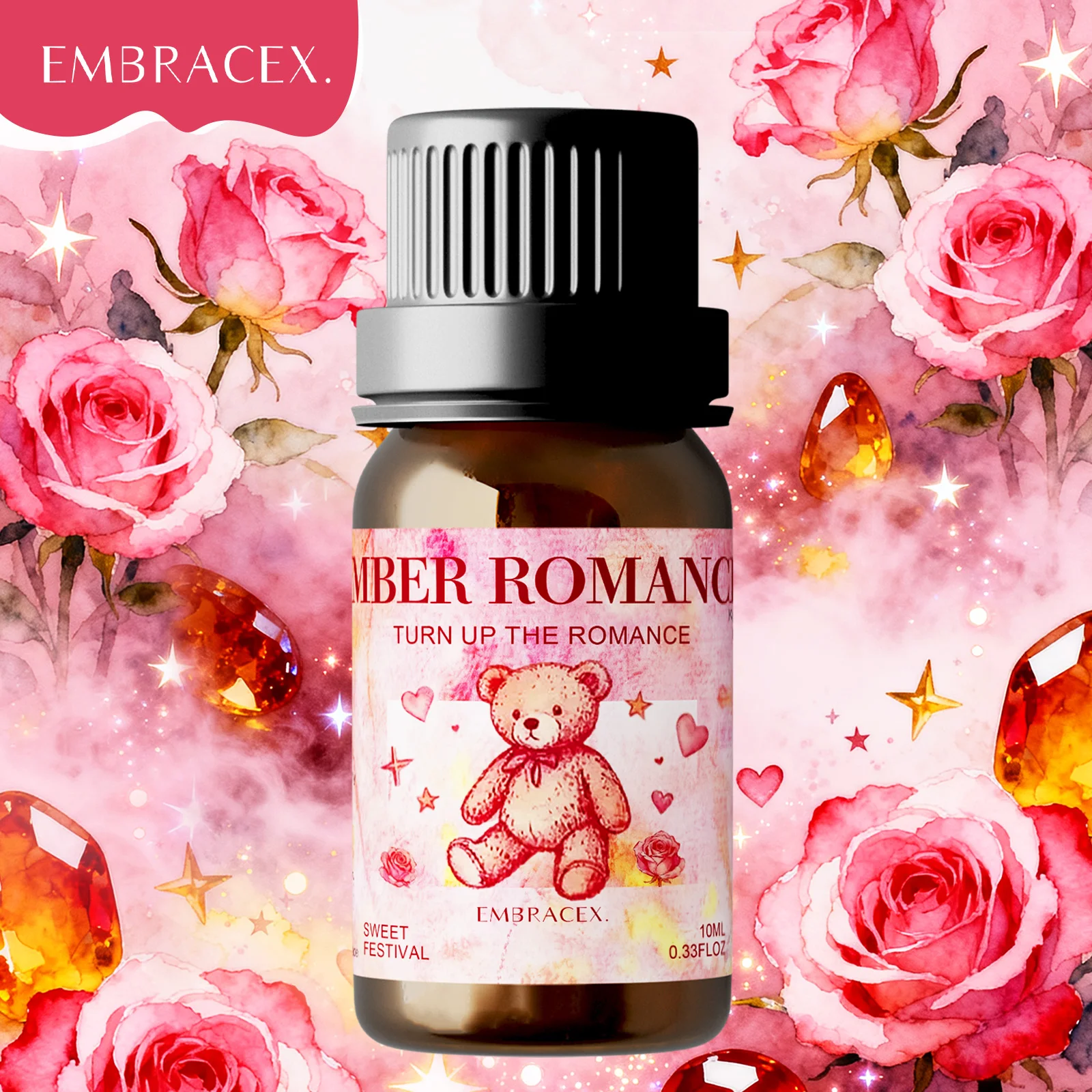 10 ml Amber Romance Essential Oil Sweetheart’s Whisper Aromatherapy Oil -Romantic Valentine Gift for Her/Him to Deepen Affection
10 ml Amber Romance Essential Oil Sweetheart’s Whisper Aromatherapy Oil -Romantic Valentine Gift for Her/Him to Deepen Affection