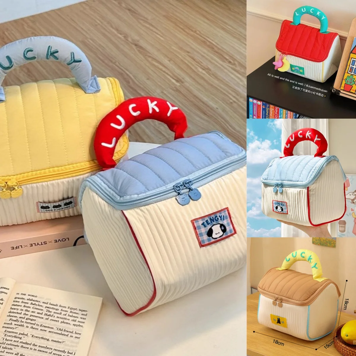 Portable Travel Cosmetic Bag Women's Large Capacity House Shaped Makeup Bag Skin Care Storage Pouch Handheld Makeup Organizer
Portable Travel Cosmetic Bag Women's Large Capacity House Shaped Makeup Bag Skin Care Storage Pouch Handheld Makeup Organizer