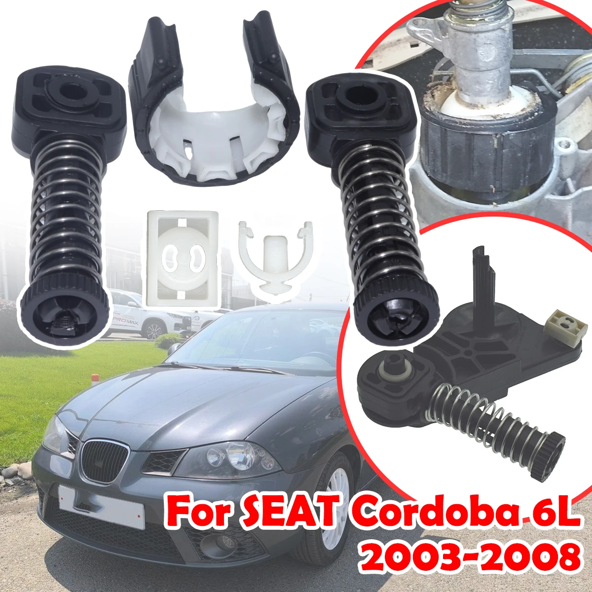 Manual Shifter Repair Kit For SEAT Cordoba 6L 2003-2008 Selector Sliding Shoe Gearbox Enhance Shifter Lever Selector linkage End 
Manual Shifter Repair Kit For SEAT Cordoba 6L 2003-2008 Selector Sliding Shoe Gearbox Enhance Shifter Lever Selector linkage End