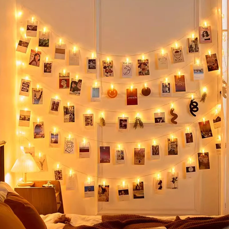 Copper Wire Light String Clip USB Photo Wall Birthday Christmas Star Decoration Atmosphere Light Room Decoration Light String
Copper Wire Light String Clip USB Photo Wall Birthday Christmas Star Decoration Atmosphere Light Room Decoration Light String