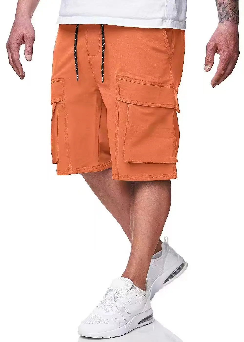 Men's Fashion Casual Short Pants with Large Pockets Outdoor Sports Workwear Five-Quarter Length Summer Trendy Shorts
Men's Fashion Casual Short Pants with Large Pockets Outdoor Sports Workwear Five-Quarter Length Summer Trendy Shorts