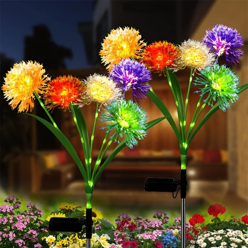Solar 5-Head Dandelion Garden Lights Outdoor Waterproof LED Stake Lamp for Yard Lawn Pathway Patio Courtyard Landscape Decor
Solar 5-Head Dandelion Garden Lights Outdoor Waterproof LED Stake Lamp for Yard Lawn Pathway Patio Courtyard Landscape Decor