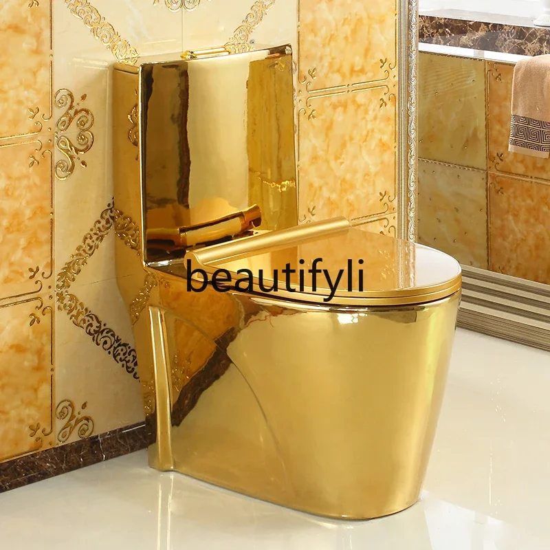 D06 Household European flush golden toilet super swirl 8.0 large pipe toilet water saving color deodorant toilet
D06 Household European flush golden toilet super swirl 8.0 large pipe toilet water saving color deodorant toilet