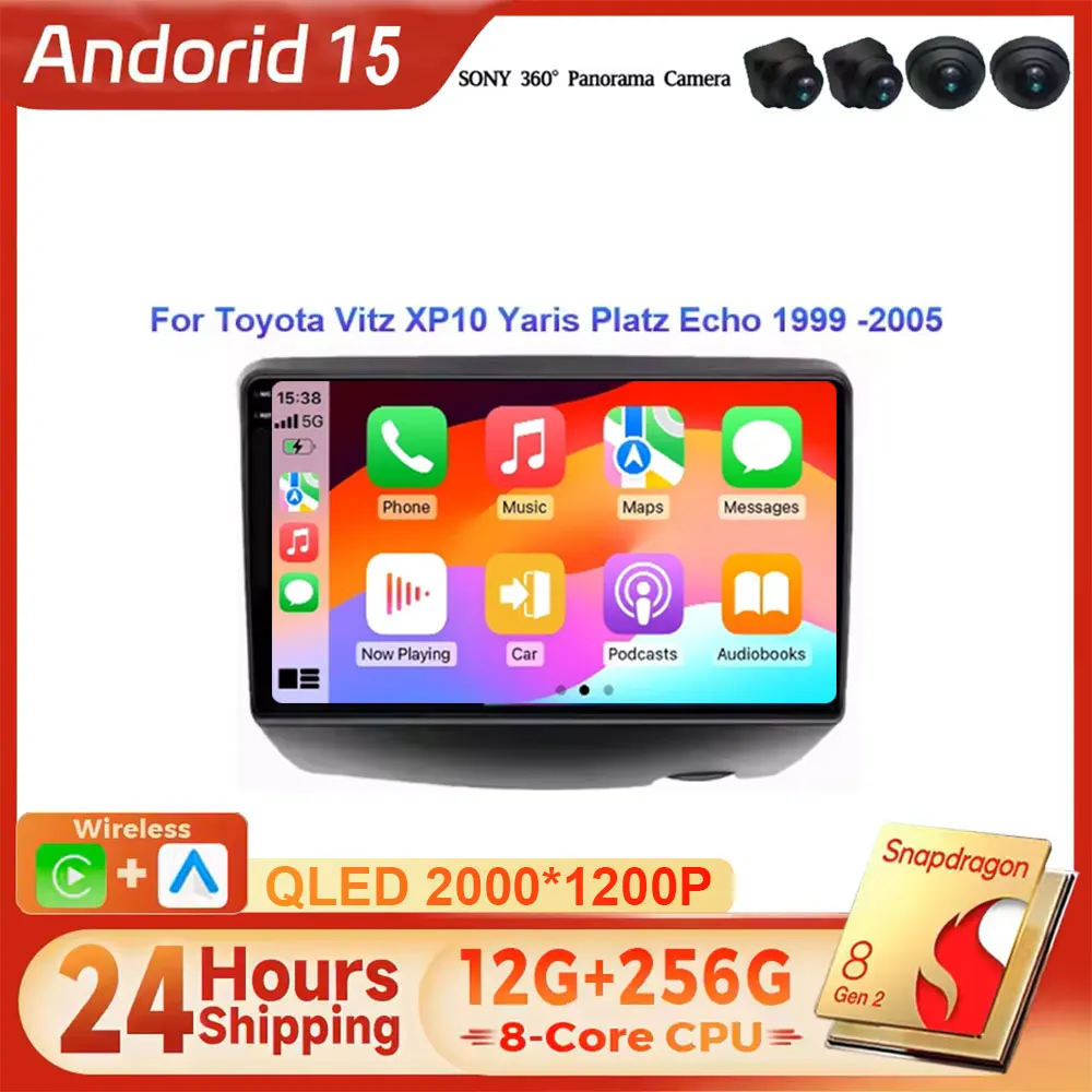 Android 15 Multimedia For Toyota Vitz XP10 Yaris Platz Echo 1999-2005 Car Player GPS Navigation Radio Screen Stereo Head Unit 5G
Android 15 Multimedia For Toyota Vitz XP10 Yaris Platz Echo 1999-2005 Car Player GPS Navigation Radio Screen Stereo Head Unit 5G
