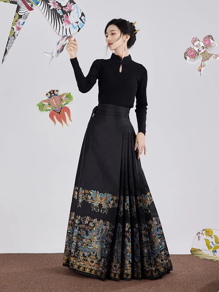 Bla New Chinese Sle Set XiangHe HanGe Women's 2026 Winter Traditional Ming Dynas Design Regulated Waist Size
Bla New Chinese Sle Set XiangHe HanGe Women's 2026 Winter Traditional Ming Dynas Design Regulated Waist Size