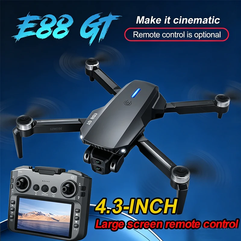E88 PRO Cheap Beginner Drone With Big Screen Optical Flow HD Camera Drone 5G Wifi Image Transmission Rotation Stunt Mini Dron
E88 PRO Cheap Beginner Drone With Big Screen Optical Flow HD Camera Drone 5G Wifi Image Transmission Rotation Stunt Mini Dron