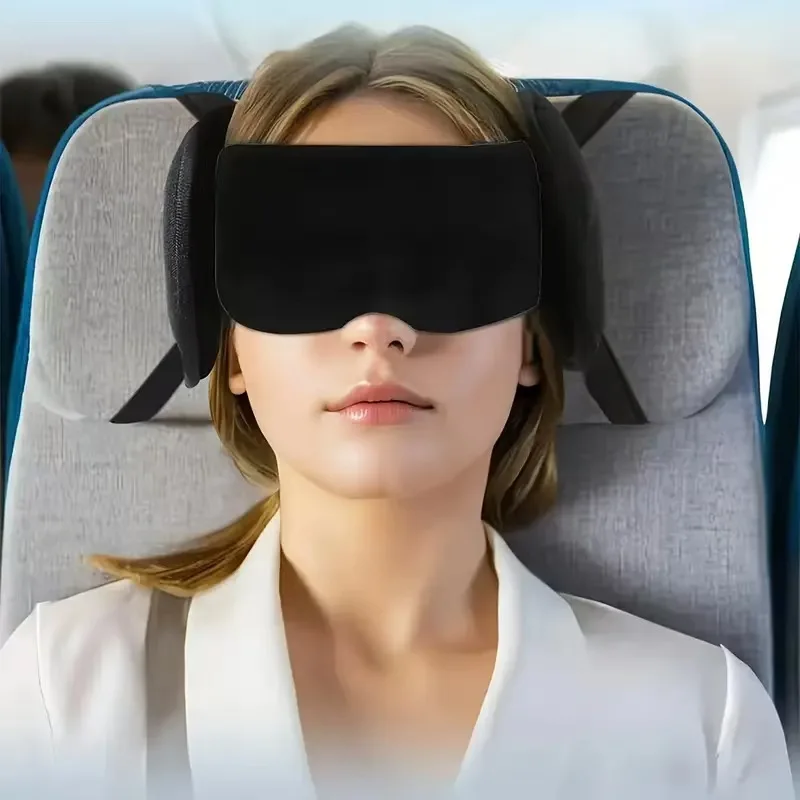 Adjustable Travel Neck Pillow with Eye Mask Set Head Support for Sleeping on Airplane Car Train Breathable Prevents Head Shaking
Adjustable Travel Neck Pillow with Eye Mask Set Head Support for Sleeping on Airplane Car Train Breathable Prevents Head Shaking