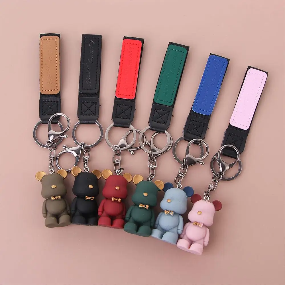Fashion Key Pendant Doll Decoration Key Holder Car Keyring Bear Keychain Leather Lanyard Bow Tie Bear Keychain Animal Key Ring
Fashion Key Pendant Doll Decoration Key Holder Car Keyring Bear Keychain Leather Lanyard Bow Tie Bear Keychain Animal Key Ring