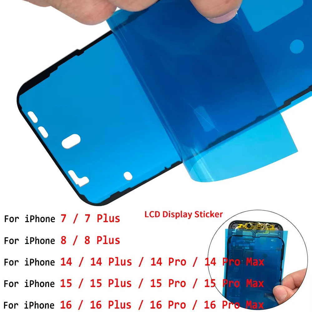 Adhesive LCD Screen Frame Seal Glue Tape Repair Parts Waterproof Sticker For IPhone 14 15 16 Pro Max 7 Plus 8 Plus 16
Adhesive LCD Screen Frame Seal Glue Tape Repair Parts Waterproof Sticker For IPhone 14 15 16 Pro Max 7 Plus 8 Plus 16