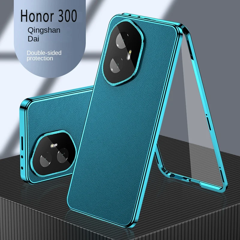 360 Full Protection Metal Bumper Clear Front Glass Case for Honor 300 Honor300 with Back Leather Skin Hard Cover Phone Protector
360 Full Protection Metal Bumper Clear Front Glass Case for Honor 300 Honor300 with Back Leather Skin Hard Cover Phone Protector