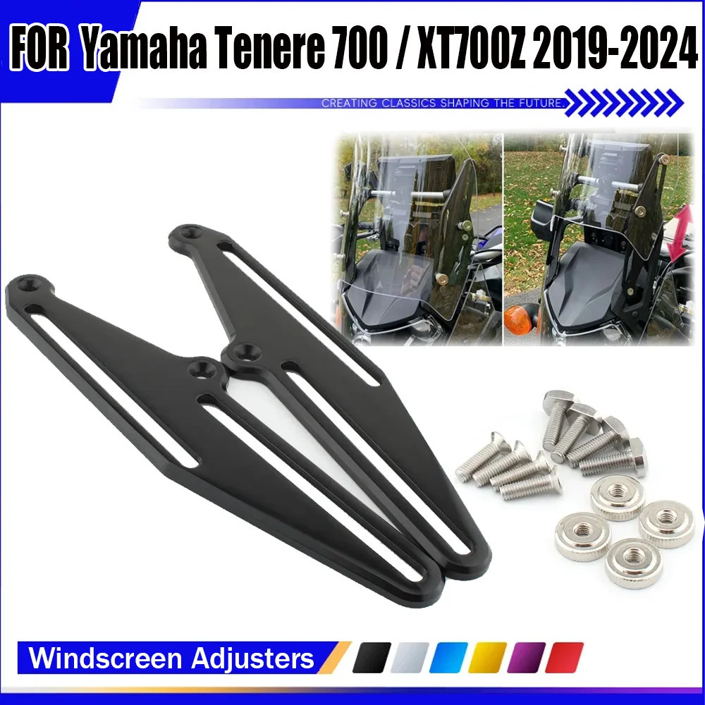 For Yamaha TENERE 700 T700 T7 XTZ700 XT700Z 2019-2024 Wind Screen Windscreen Deflector Adjustable Windshield Bracket Lifting Kit
For Yamaha TENERE 700 T700 T7 XTZ700 XT700Z 2019-2024 Wind Screen Windscreen Deflector Adjustable Windshield Bracket Lifting Kit