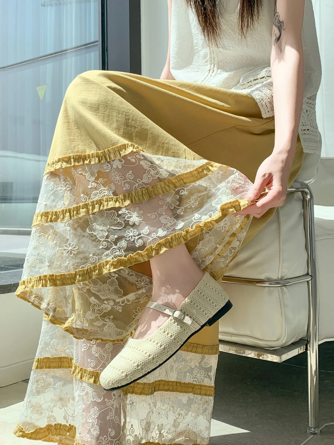 Cotton Linen Wide Leg Pants Women Summer Beautiful Thin Pants Lace Splicing Wooden Nine Points Casual Pants High Waist E...
Cotton Linen Wide Leg Pants Women Summer Beautiful Thin Pants Lace Splicing Wooden Nine Points Casual Pants High Waist E...