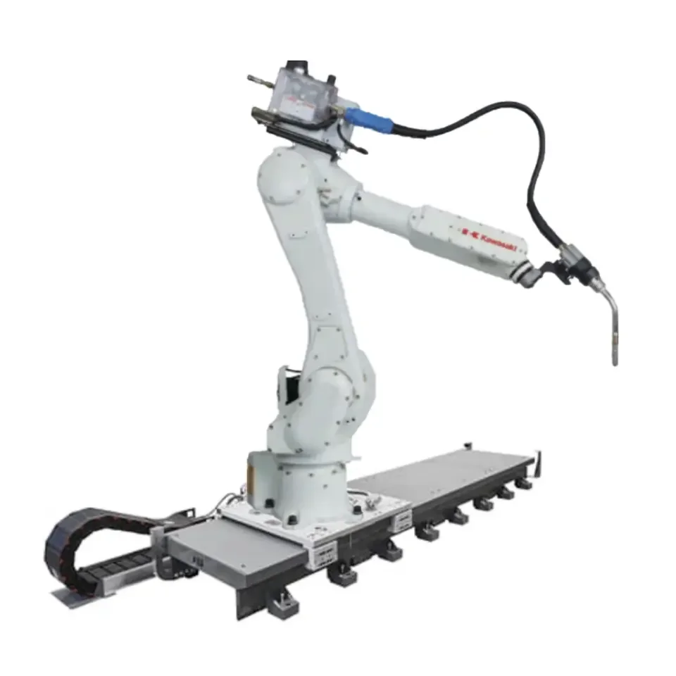 Robot Arm Kit Industrial Robot Price RA010N 6 Axis 10 KG Payload As Welding Robot for Kawasaki With Linear Rail
Robot Arm Kit Industrial Robot Price RA010N 6 Axis 10 KG Payload As Welding Robot for Kawasaki With Linear Rail