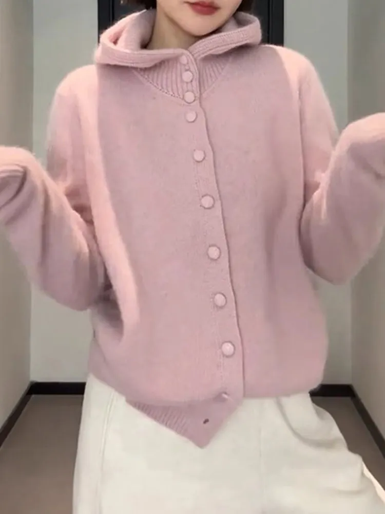 Модный вязаный кардиган с капюшоном, пальто Pure Color Long Sve, удобный зимний свитер Sli, простой женский топ Ele
Модный вязаный кардиган с капюшоном, пальто Pure Color Long Sve, удобный зимний свитер Sli, простой женский топ Ele