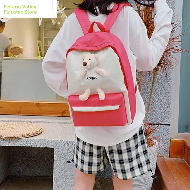 Large Capacity Double Shoulder Backpack for Junior And High School Students Tutoring Bag Cartoon Style Soft Handle School Bag
Large Capacity Double Shoulder Backpack for Junior And High School Students Tutoring Bag Cartoon Style Soft Handle School Bag