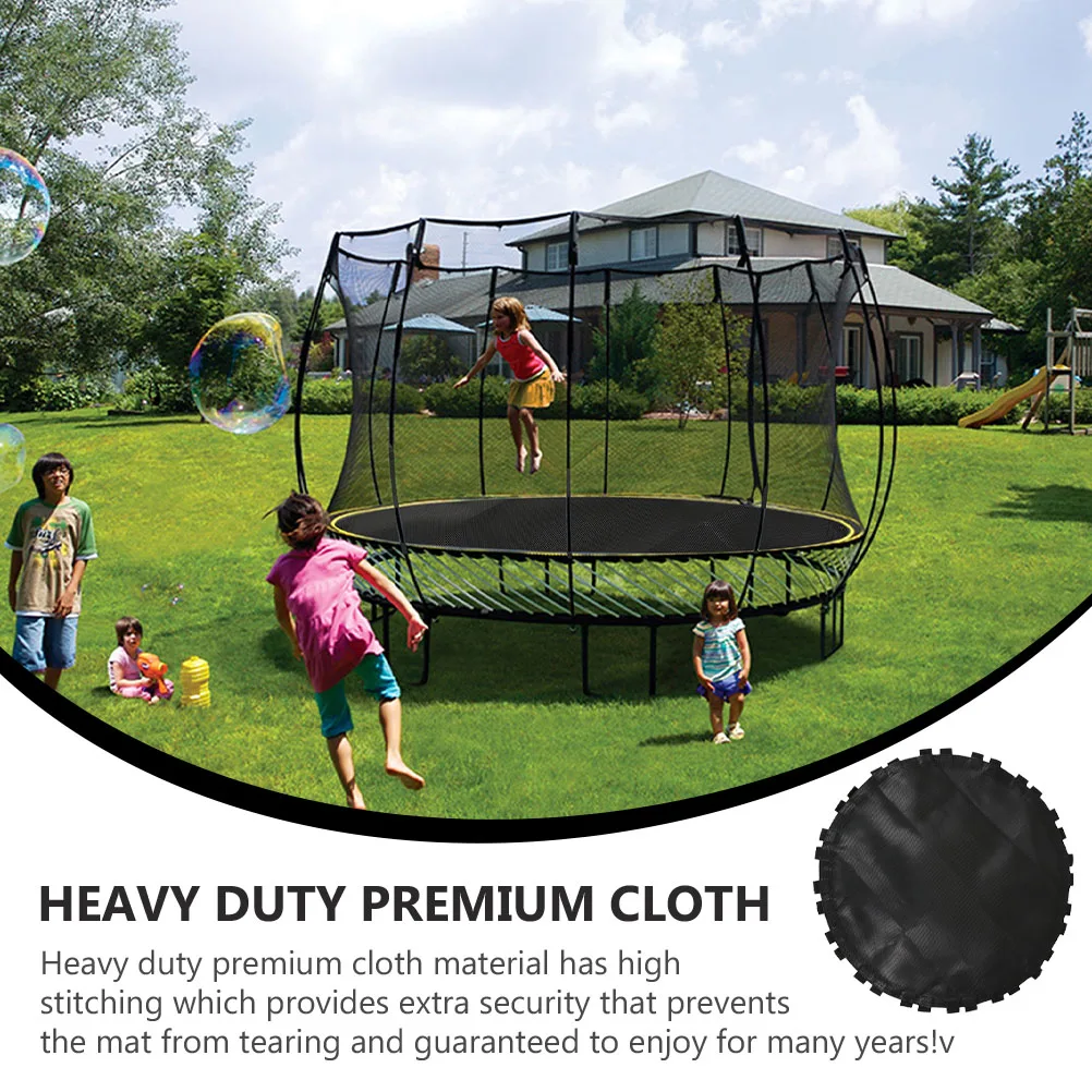 1Pcs Black Round Trampoline Replacement Jumping Mat Heavy Duty Durable Breathable for Backyard Garden Trampoline Replacement Mat
1Pcs Black Round Trampoline Replacement Jumping Mat Heavy Duty Durable Breathable for Backyard Garden Trampoline Replacement Mat