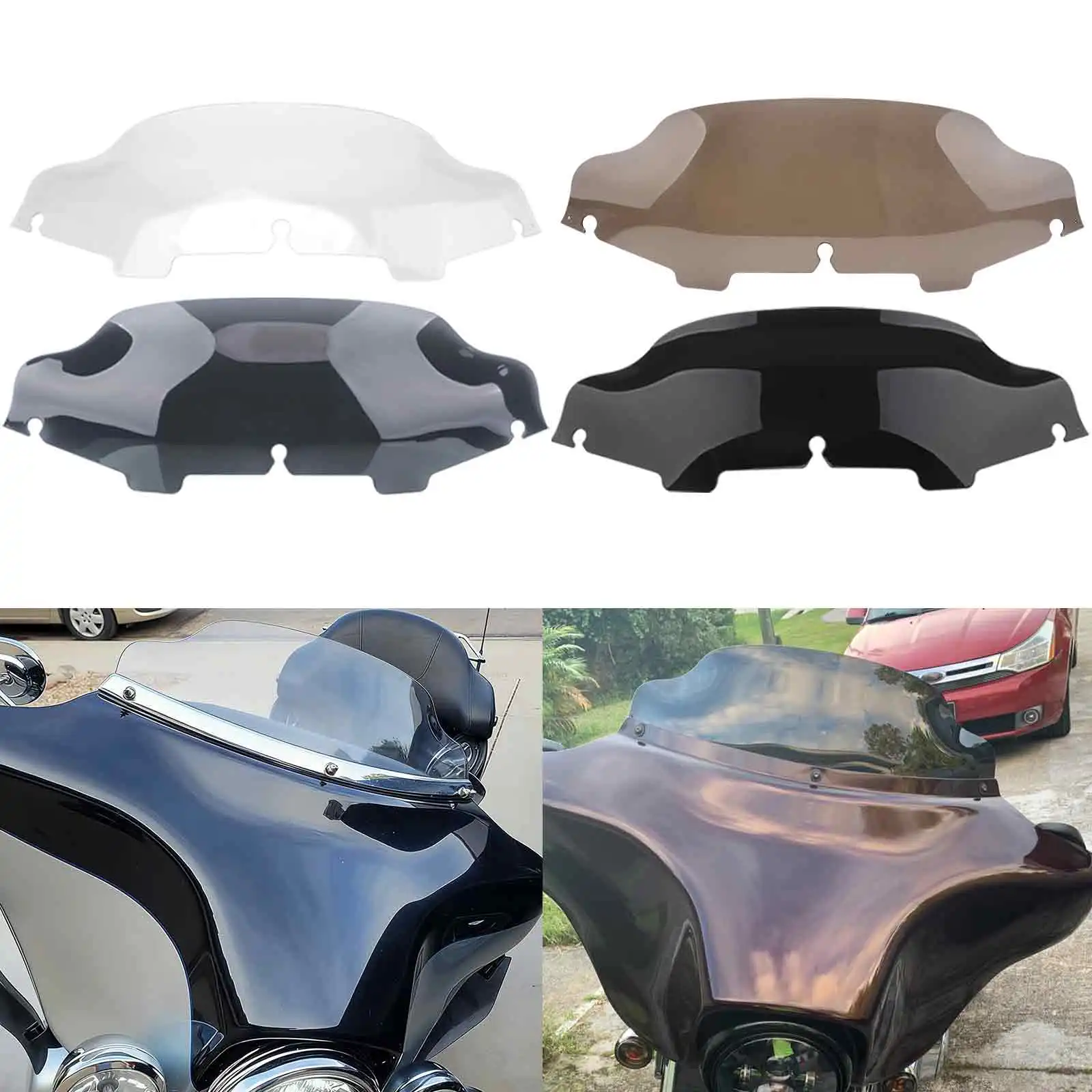 For Harley Electra Street Glide Ultra Limited FLHTC FLHX 96-2013 6" Fairing Windscreens Windshield Motorcycle Wind Deflectors
For Harley Electra Street Glide Ultra Limited FLHTC FLHX 96-2013 6" Fairing Windscreens Windshield Motorcycle Wind Deflectors