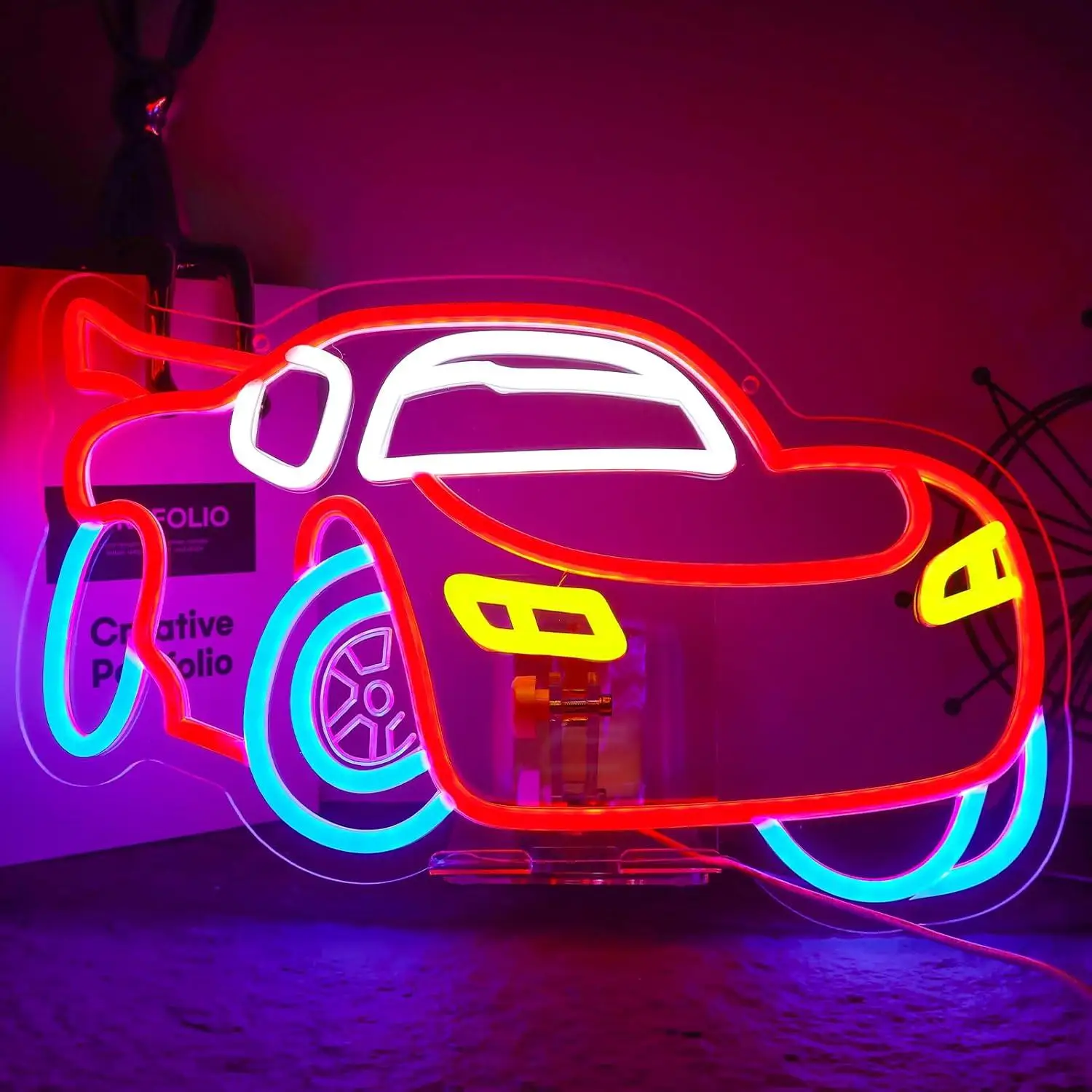 Racing Car Neon Sign USB Dimmable LED Light for Wall Decor Game Room Man Cave Teen Bedroom Racing Fan Art Decoration Gifts
Racing Car Neon Sign USB Dimmable LED Light for Wall Decor Game Room Man Cave Teen Bedroom Racing Fan Art Decoration Gifts