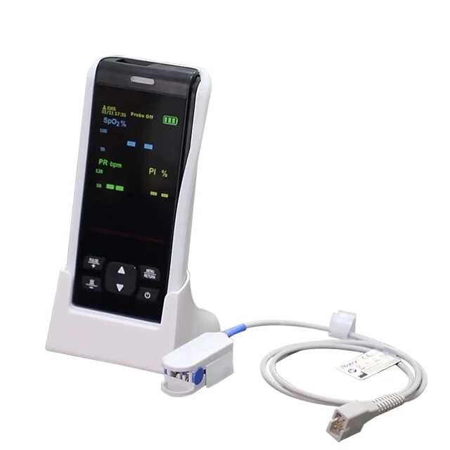 Home Care Handheld Portable Mo/nitor Blood O/xygen With Spo2 Sensor and E/CG Cable
Home Care Handheld Portable Mo/nitor Blood O/xygen With Spo2 Sensor and E/CG Cable