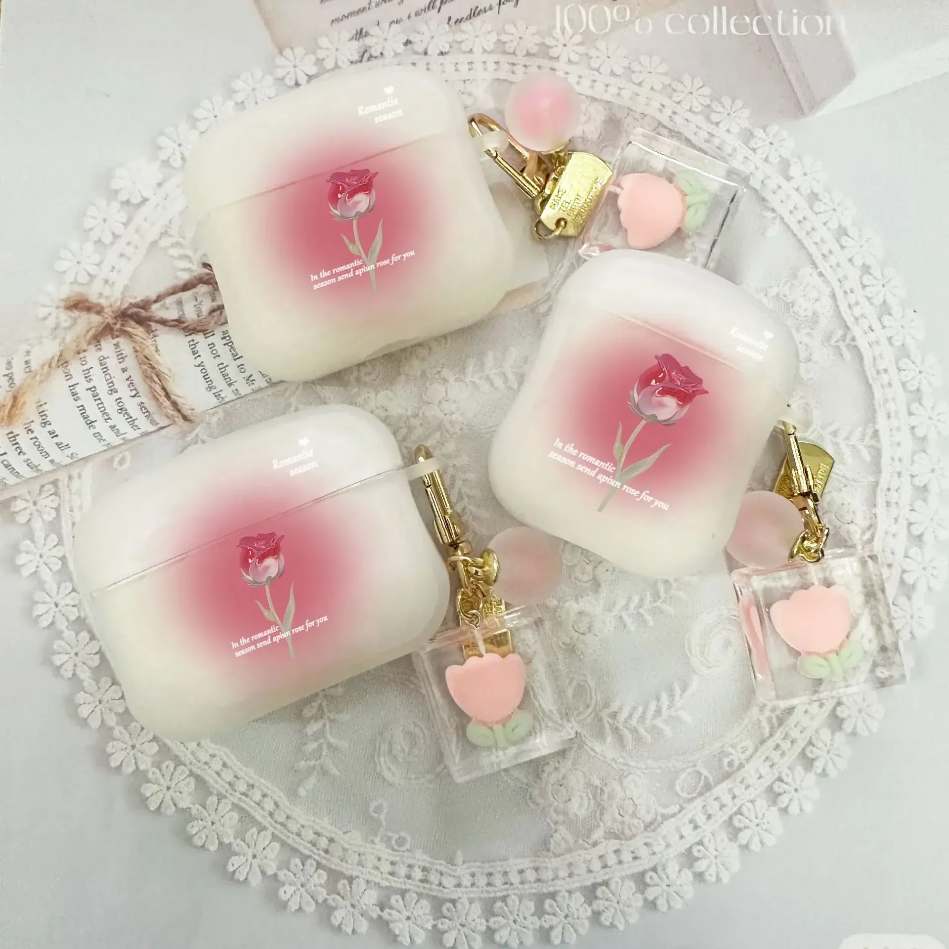 Elegant Sfumato Rose AirPods Case With Tulip Charm For Airpods Pro 2/Pro With Keychain Cover For Airpods 4 2024 1 or 2 /3
Elegant Sfumato Rose AirPods Case With Tulip Charm For Airpods Pro 2/Pro With Keychain Cover For Airpods 4 2024 1 or 2 /3