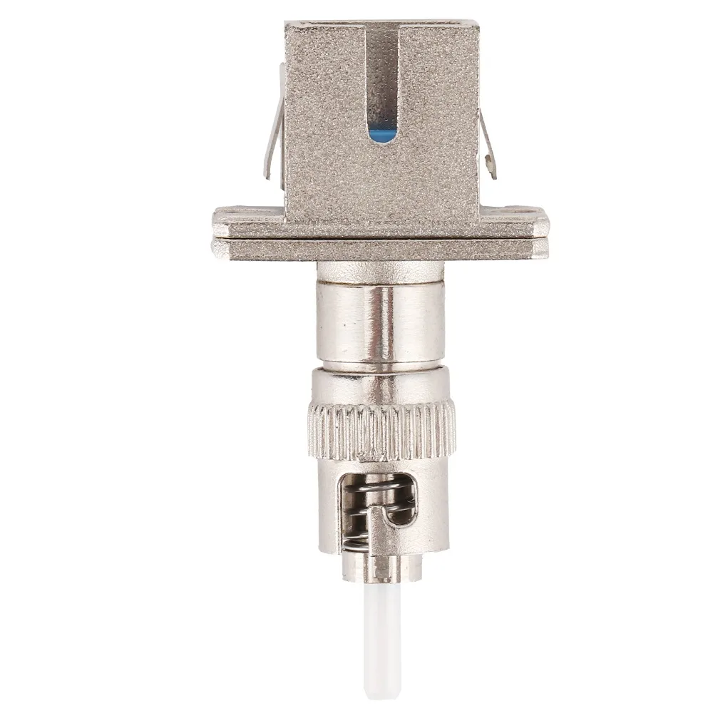 SingleMode Optical Connector ST Male to SC Female 9/125μm Fiber Optic Adapter High Return Loss Ceramic Ferrule Fiber Coupler
SingleMode Optical Connector ST Male to SC Female 9/125μm Fiber Optic Adapter High Return Loss Ceramic Ferrule Fiber Coupler