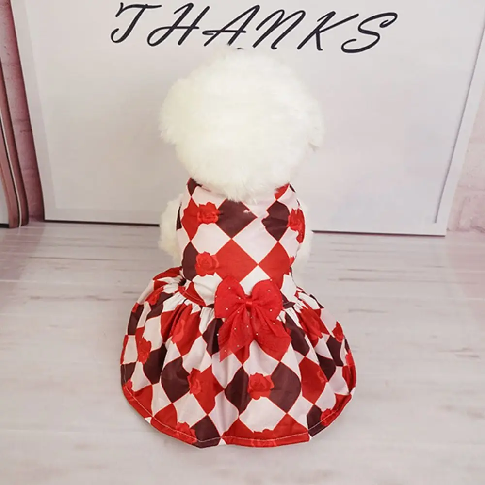 Fashionable Soft Pet Bow Checkered Skirt Breathable Comfort Style Pet Princess Dress Dog Dress Pet Clothes
Fashionable Soft Pet Bow Checkered Skirt Breathable Comfort Style Pet Princess Dress Dog Dress Pet Clothes