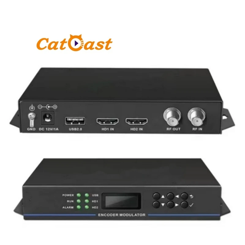 Portable Digital Mini Agile Encoder Modulator 2*Hdmi to DVB-T/ISDBT/DTMB/ATSC HD or CVBS signal
Portable Digital Mini Agile Encoder Modulator 2*Hdmi to DVB-T/ISDBT/DTMB/ATSC HD or CVBS signal