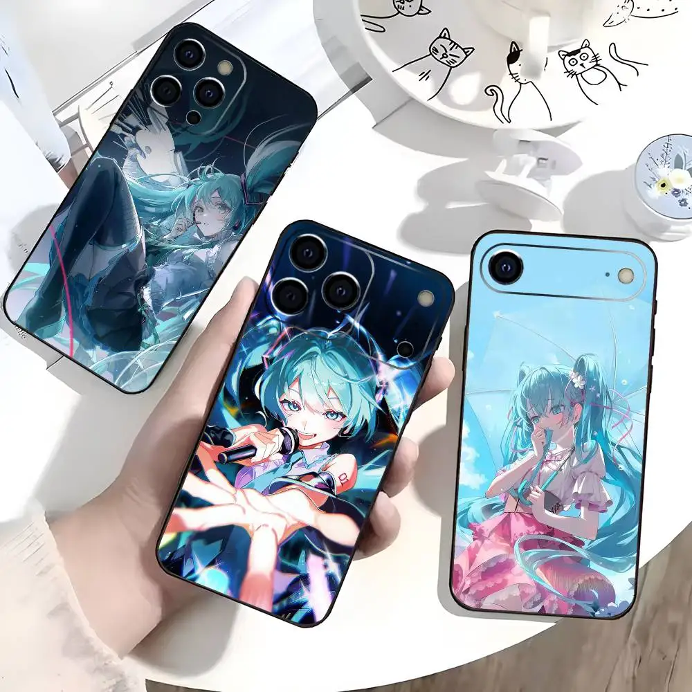 Soft Black Anime M-MIKU Phone Case for iPhone 17/16/15/14/13/12/11 pro Max/XS Compatible with Multiple iPhone Models
Soft Black Anime M-MIKU Phone Case for iPhone 17/16/15/14/13/12/11 pro Max/XS Compatible with Multiple iPhone Models