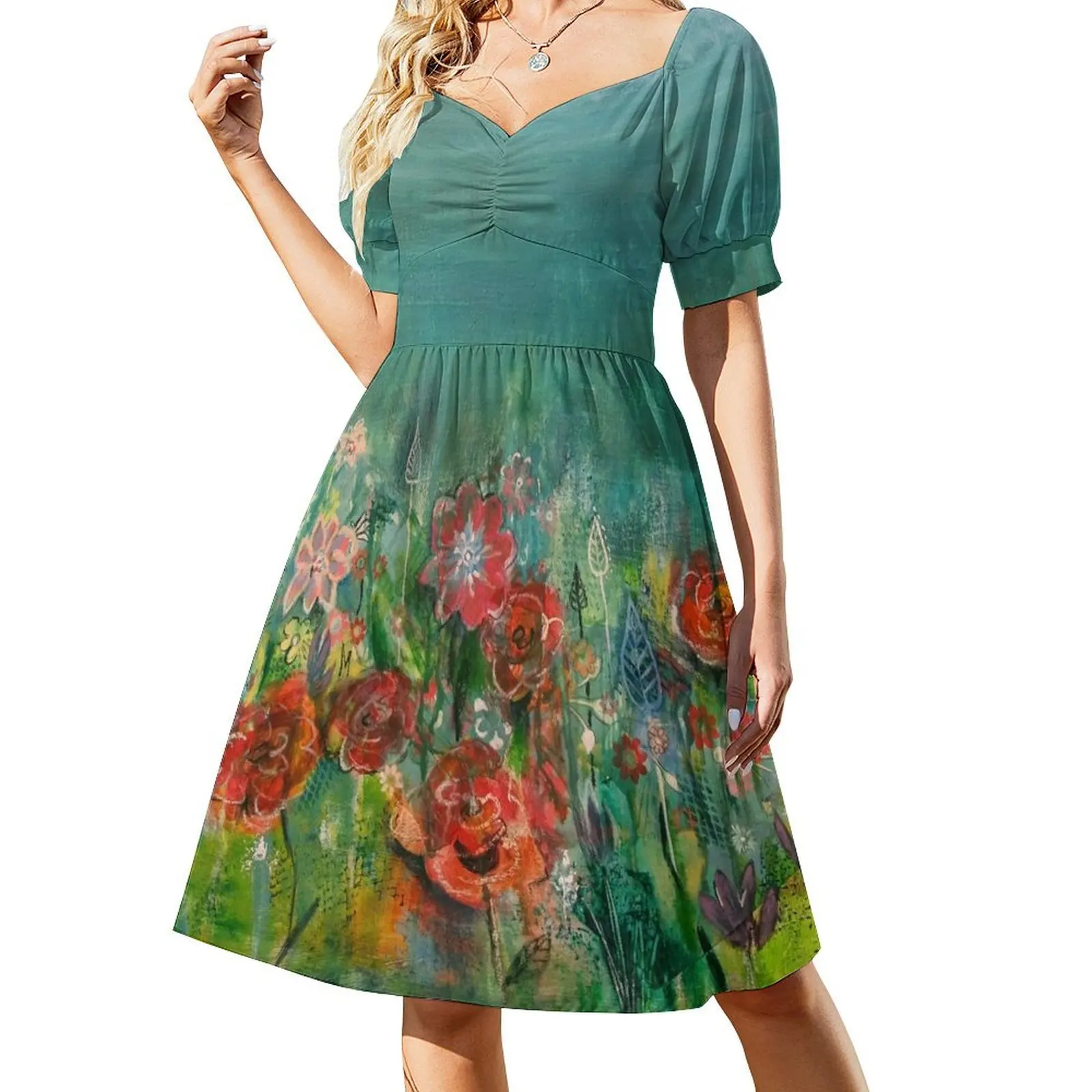 Field of Dreams Short-Sleeved Dress dress women elegant luxury Women's summer dress evening dresses luxury 2025
Field of Dreams Short-Sleeved Dress dress women elegant luxury Women's summer dress evening dresses luxury 2025
