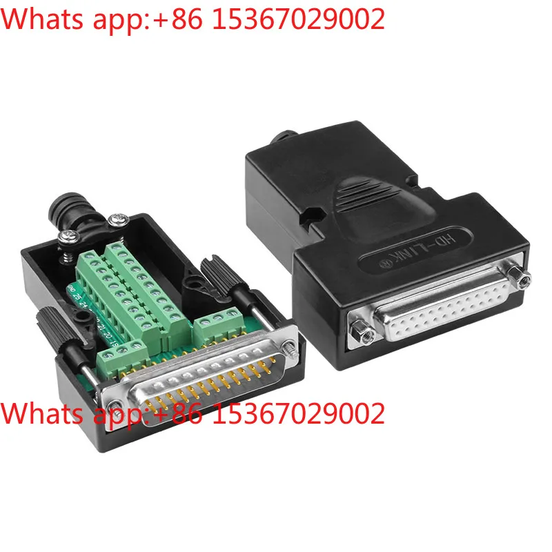 10pcs DB25 solder-free male and female 25PIN solder-free head 25-pin parallel port serial plug terminal adapter board
10pcs DB25 solder-free male and female 25PIN solder-free head 25-pin parallel port serial plug terminal adapter board