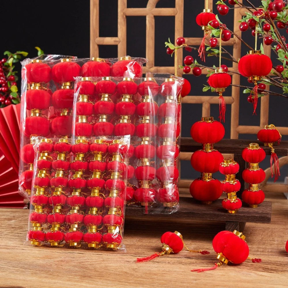 Velvet Small Lantern Hanging Ornaments Bonsai Big Red Lantern Hanging Pieces Outdoor Living Room Festive Red Lantern Decoration
Velvet Small Lantern Hanging Ornaments Bonsai Big Red Lantern Hanging Pieces Outdoor Living Room Festive Red Lantern Decoration