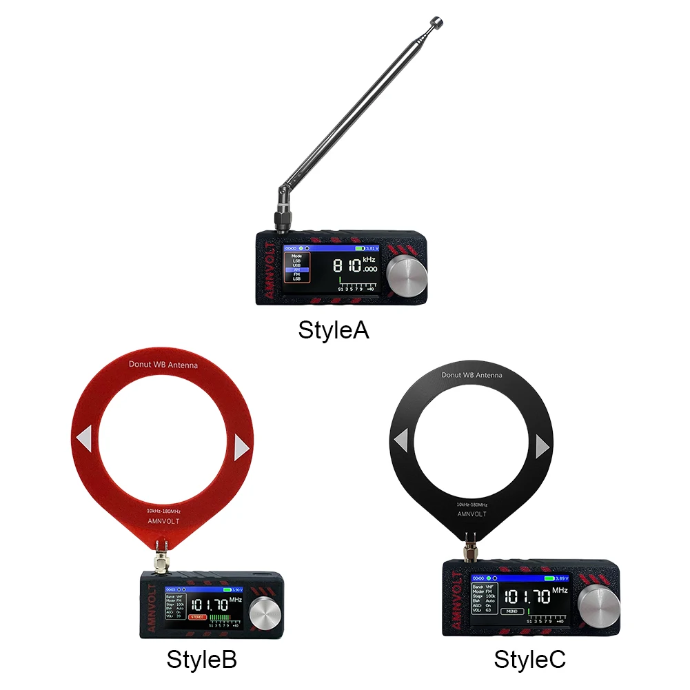 SI4732 0.5-108mhz LSB USB AM FM FM/AM Radio 1.9inch IPS Screen Mini Pocket Radio with Antenna All Band Radio Receiver
SI4732 0.5-108mhz LSB USB AM FM FM/AM Radio 1.9inch IPS Screen Mini Pocket Radio with Antenna All Band Radio Receiver