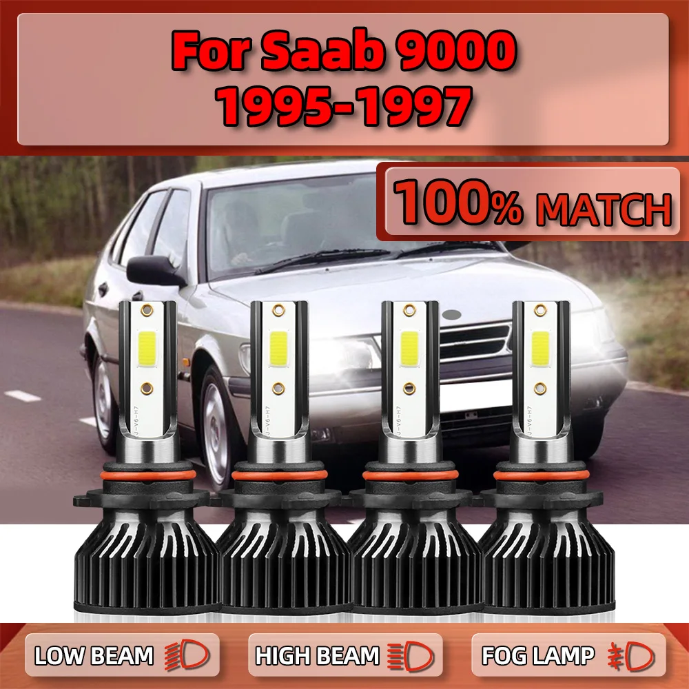 LED Headlight Bulbs 40000LM Turbo Auto Lamps 6000K Super Bright High Low Beam Car Lights 12V For Saab 9000 1995 1996 1997
LED Headlight Bulbs 40000LM Turbo Auto Lamps 6000K Super Bright High Low Beam Car Lights 12V For Saab 9000 1995 1996 1997