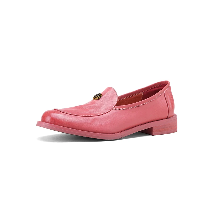 Woman Loafers Spring Autumn Handmade Simple Shoes Soft Horsehide Genuine Leather Flats Round Toe Ladies Shoes
Woman Loafers Spring Autumn Handmade Simple Shoes Soft Horsehide Genuine Leather Flats Round Toe Ladies Shoes
