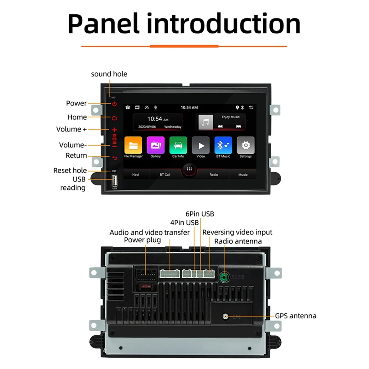 Android 13 7 Inch 2+32G Car Radio Player GPS Navigation for Ford F150 2007-2014 Android Auto CarPlay Stereo
Android 13 7 Inch 2+32G Car Radio Player GPS Navigation for Ford F150 2007-2014 Android Auto CarPlay Stereo