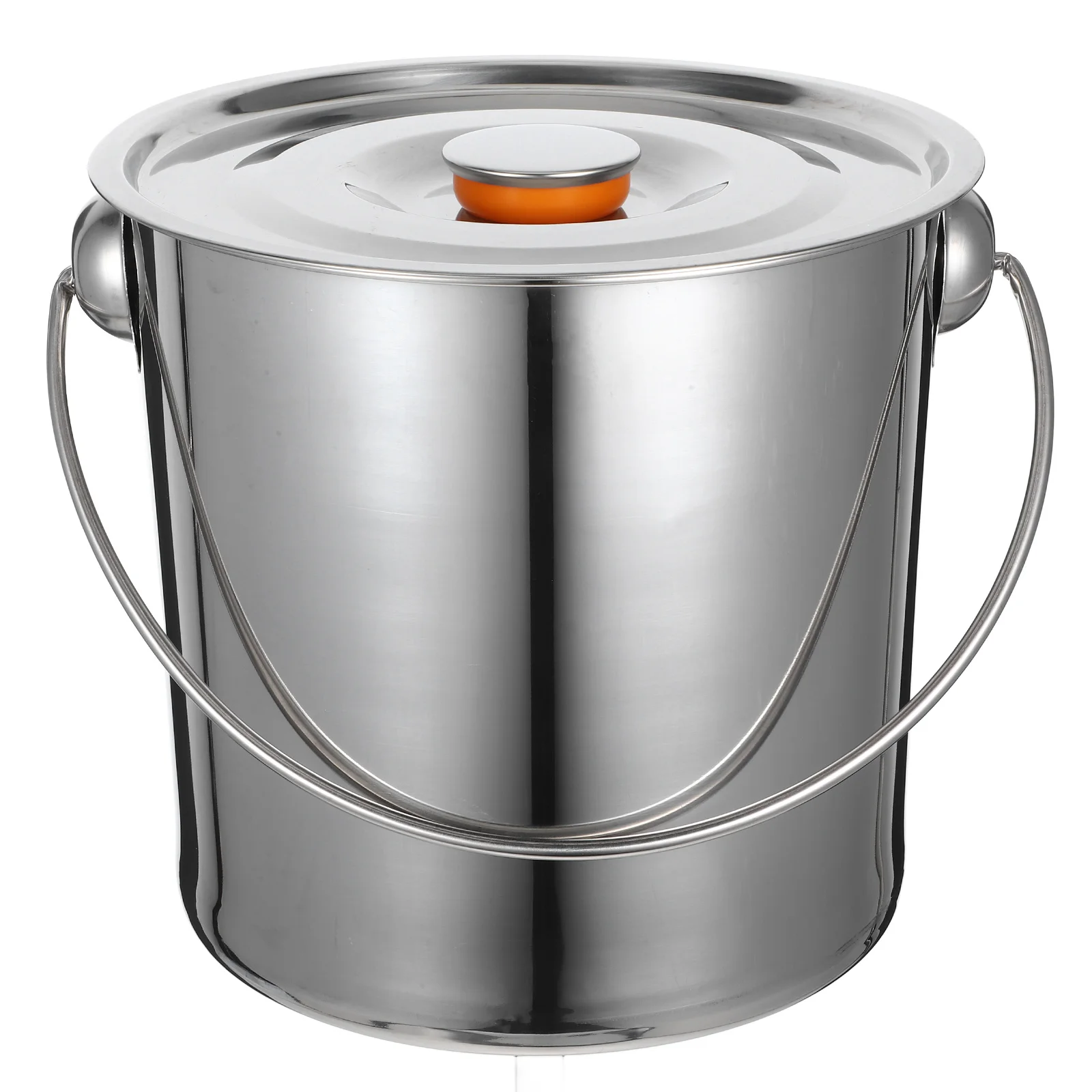 Stainless Steel Firewood Camping Tool Portable Handle Storage Bucket Lid Design Large Capacity Wood Block Adding Bucket
Stainless Steel Firewood Camping Tool Portable Handle Storage Bucket Lid Design Large Capacity Wood Block Adding Bucket