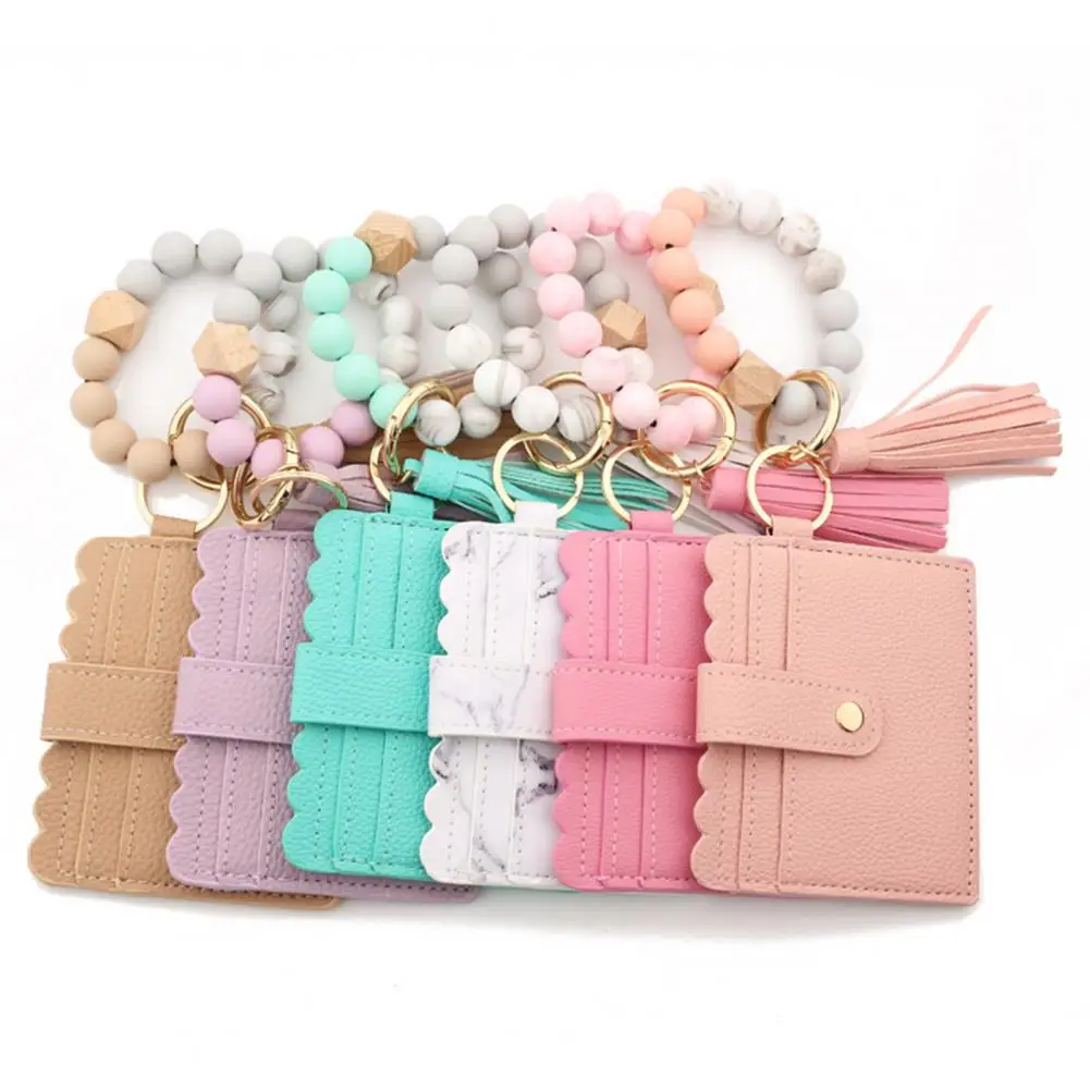 Ladies Wallet Card Holder Beads Tassel Decor Faux Leather Firm Stitching Marble Leopard Print Keychain Tassel Card Pocket Purse
Ladies Wallet Card Holder Beads Tassel Decor Faux Leather Firm Stitching Marble Leopard Print Keychain Tassel Card Pocket Purse