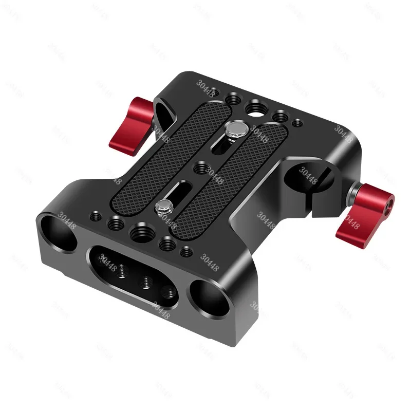 15mm Dual Rod Clamp Base Quick Release Plate Tripod Mount Kit for Camera Cage Follow Focus
15mm Dual Rod Clamp Base Quick Release Plate Tripod Mount Kit for Camera Cage Follow Focus
