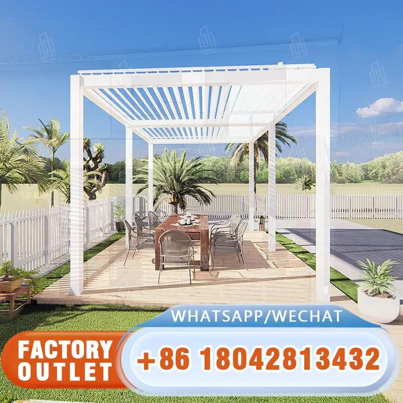 3x3 3x4 4x4 6x4m Outdoor Bioclimatic Aluminum Louvered Villa Affordable Prefab Modular Dwelling Other Prefabricated Residences
3x3 3x4 4x4 6x4m Outdoor Bioclimatic Aluminum Louvered Villa Affordable Prefab Modular Dwelling Other Prefabricated Residences