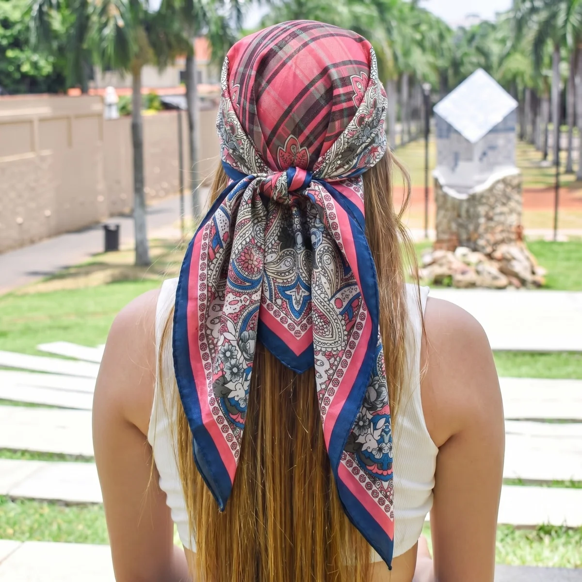 Square Silk Scarf Women Luxury Brand Satin Print Hijab Scarves Muslim Pareo Bandana Female Shawl Wrap 90cm Headband Foulard
Square Silk Scarf Women Luxury Brand Satin Print Hijab Scarves Muslim Pareo Bandana Female Shawl Wrap 90cm Headband Foulard