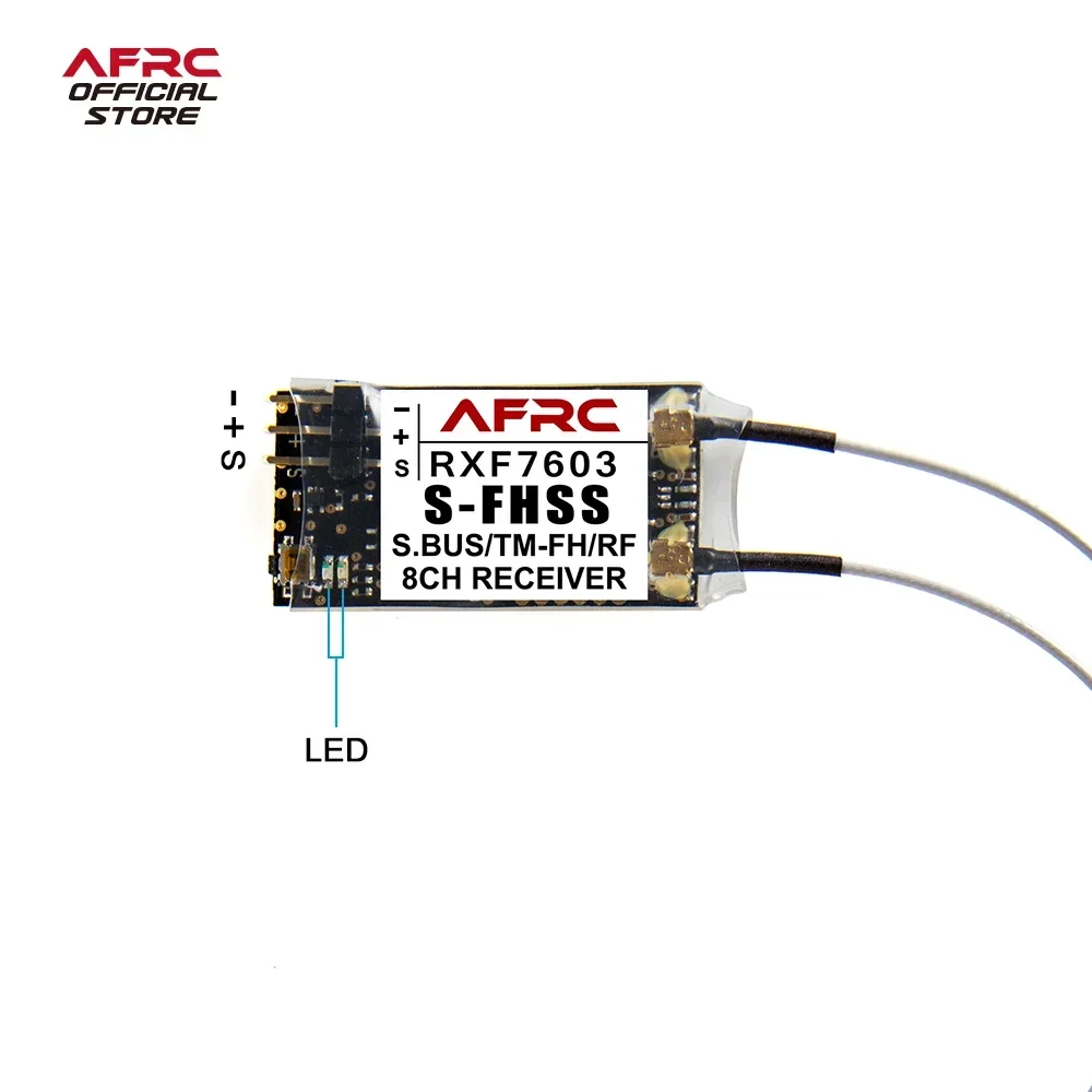 AFRC-RXF7603 8CH Mini Receiver For Futaba S-FHSS/TM-FH RF Module remote control system 18MZ,14SG, 10J, 8J, 6J etc.remote control
AFRC-RXF7603 8CH Mini Receiver For Futaba S-FHSS/TM-FH RF Module remote control system 18MZ,14SG, 10J, 8J, 6J etc.remote control